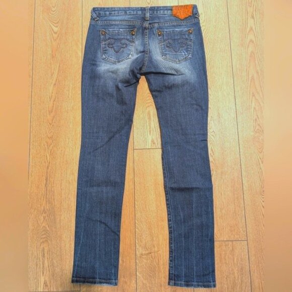 ReRock Express Jeans Womens 6 28 Skinny Ripped Studded Premium Denim Pants - Picture 5 of 5